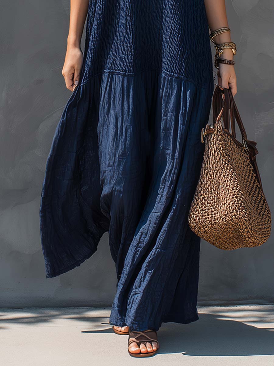 Celeste | Abito premium a spalline