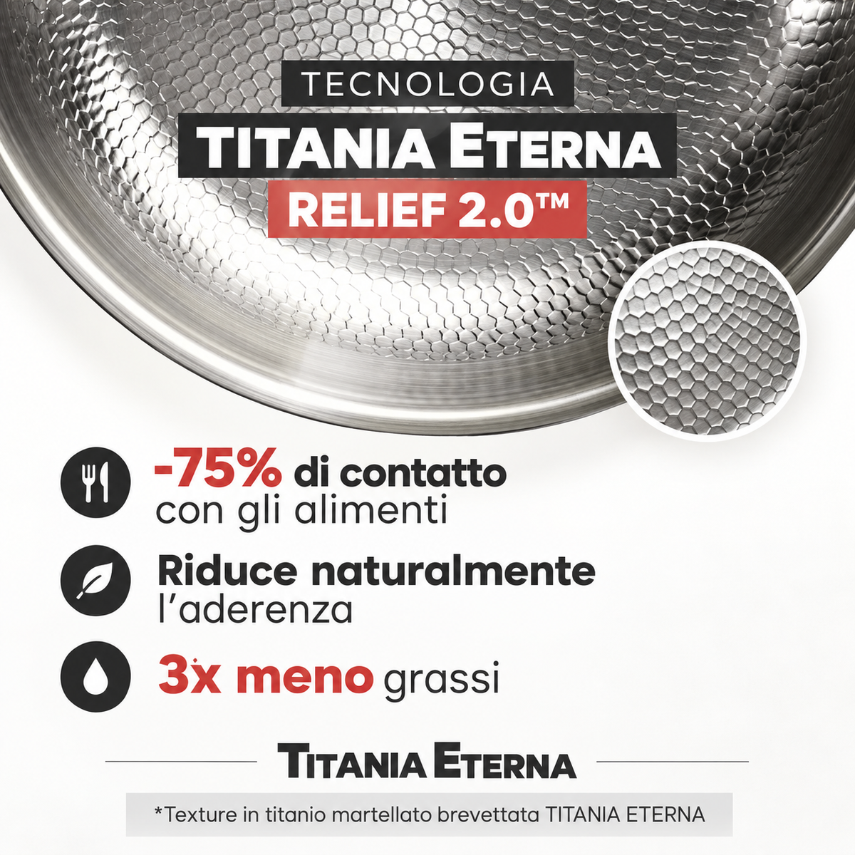 La Padella in Titanio Puro – Titania Eterna®