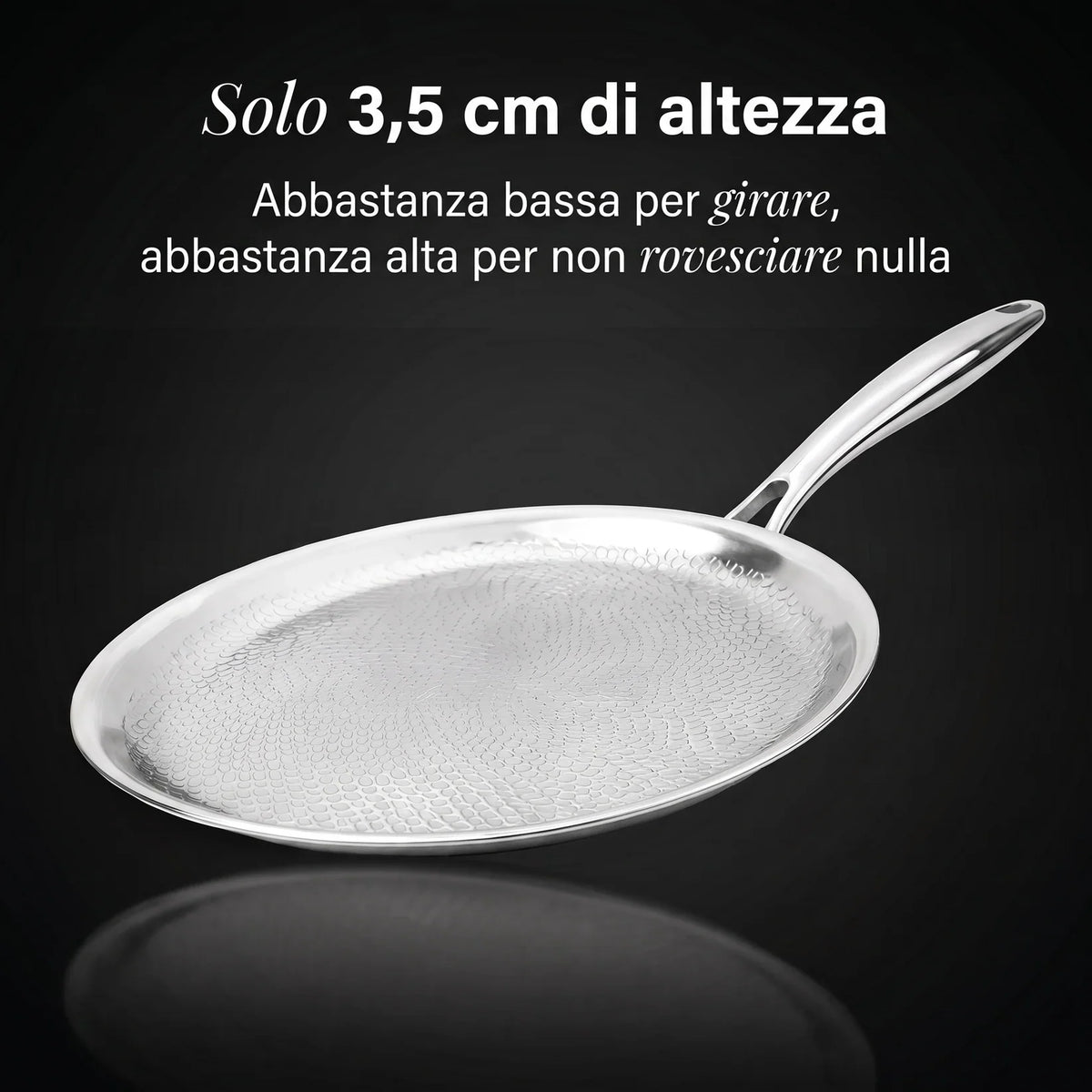 Padella per Crêpes 100% Titanio Puro – Titania Eterna®