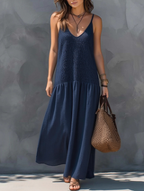 Celeste | Abito premium a spalline